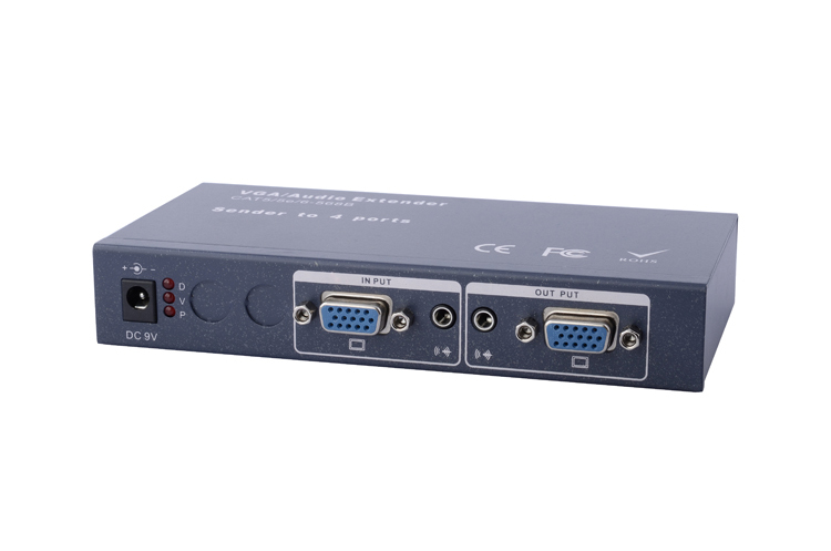 LINK-MI LM-104T 300m VGA To UTP Extender Sender With 4 RJ45 Port