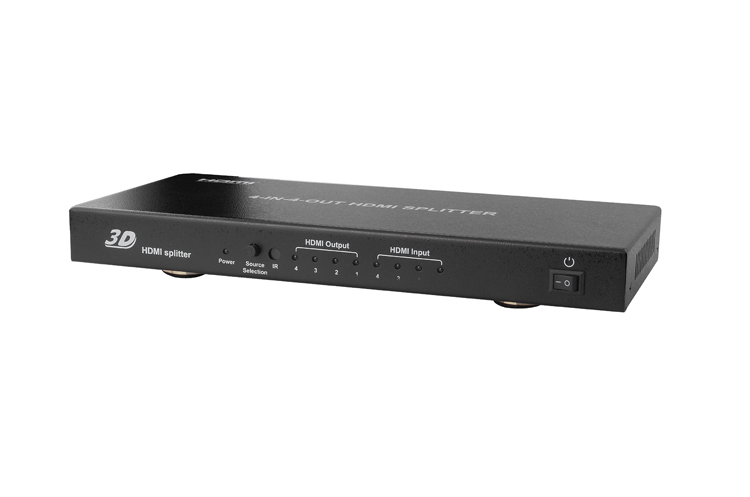LINK-MI LM-MX41 4 In 4 Out HDMI Splitter 3D Video