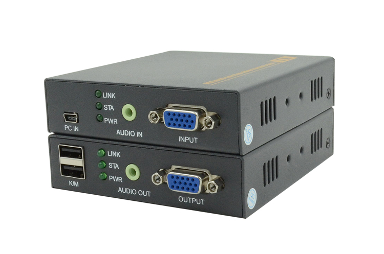 LINK-MI LM-DT206FKM VGA Fiber Extender With KVM