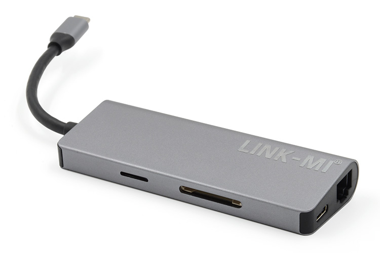 LINK-MI LM-TUH3 Type-C to HDMI/USB/Type-C/RJ45 cable